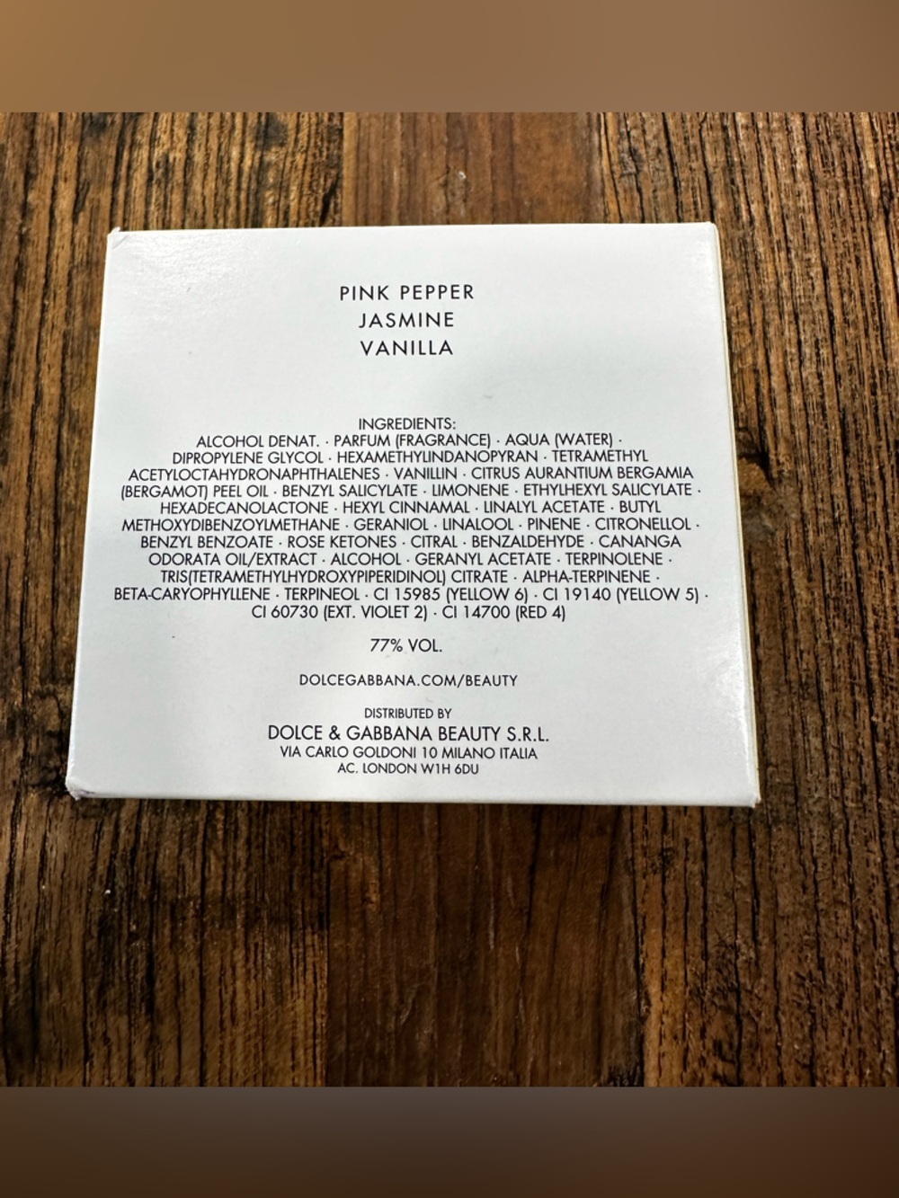 Dolce & Gabbana The One Tester - White Box - Picture 2 of 3